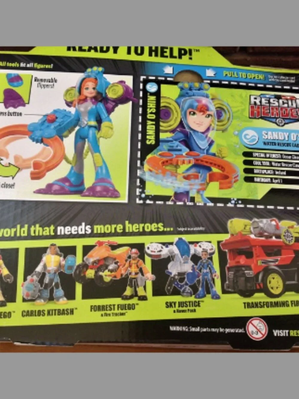 Fisher Price Rescue Heroe Sandy O'Shin